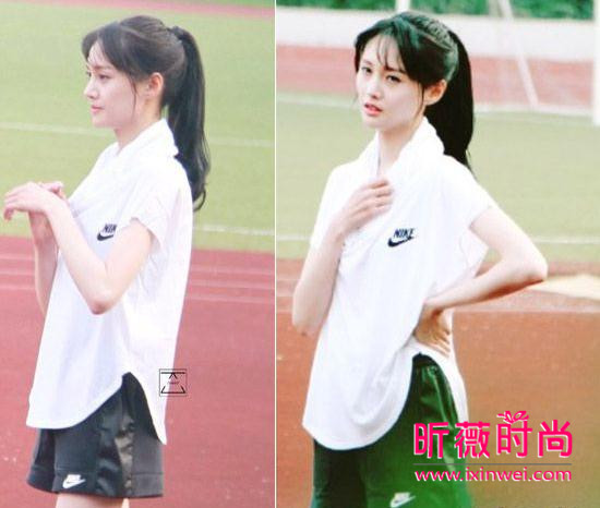 郑爽赵丽颖杨幂女神学生装发型pk 你更喜欢哪一款?