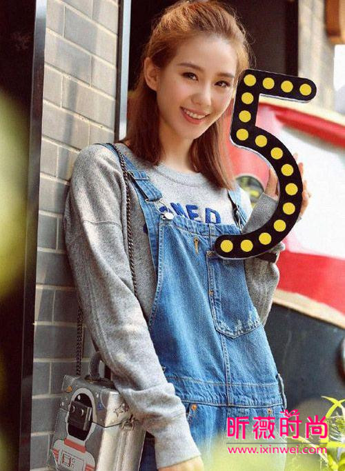 刘诗诗近期穿搭美翻天各种少女风搭配时尚减龄