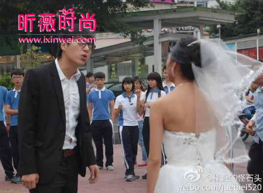 老人妆婚纱照_老人婚纱照