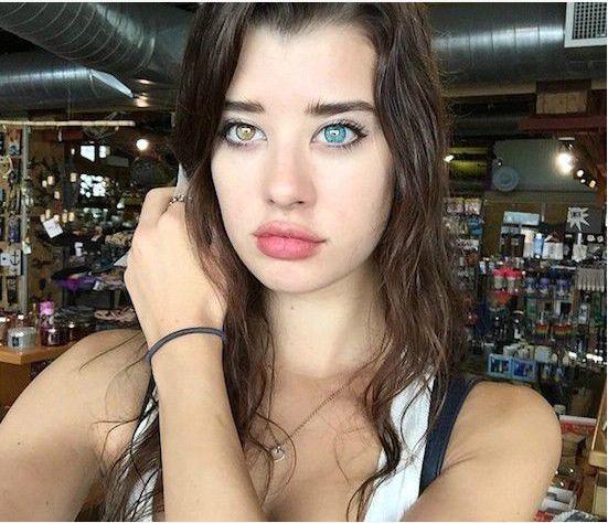 20岁的模特莎拉(sarah mcdaniel)