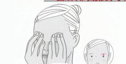 眼部穴位按摩手法:简单的穴位按摩消除眼部细纹