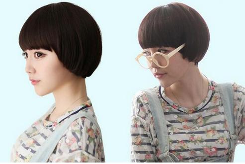 蘑菇头短发发型图片女:这些女星剪了蘑菇头瞬间减龄